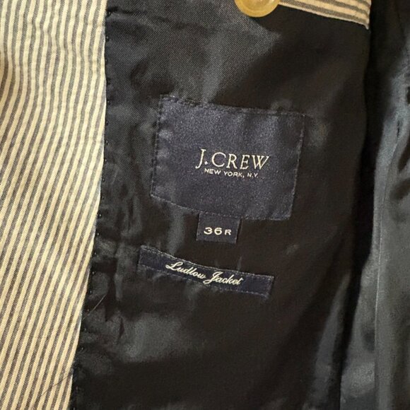 J. Crew Seersucker Blazer - Picture 3 of 6